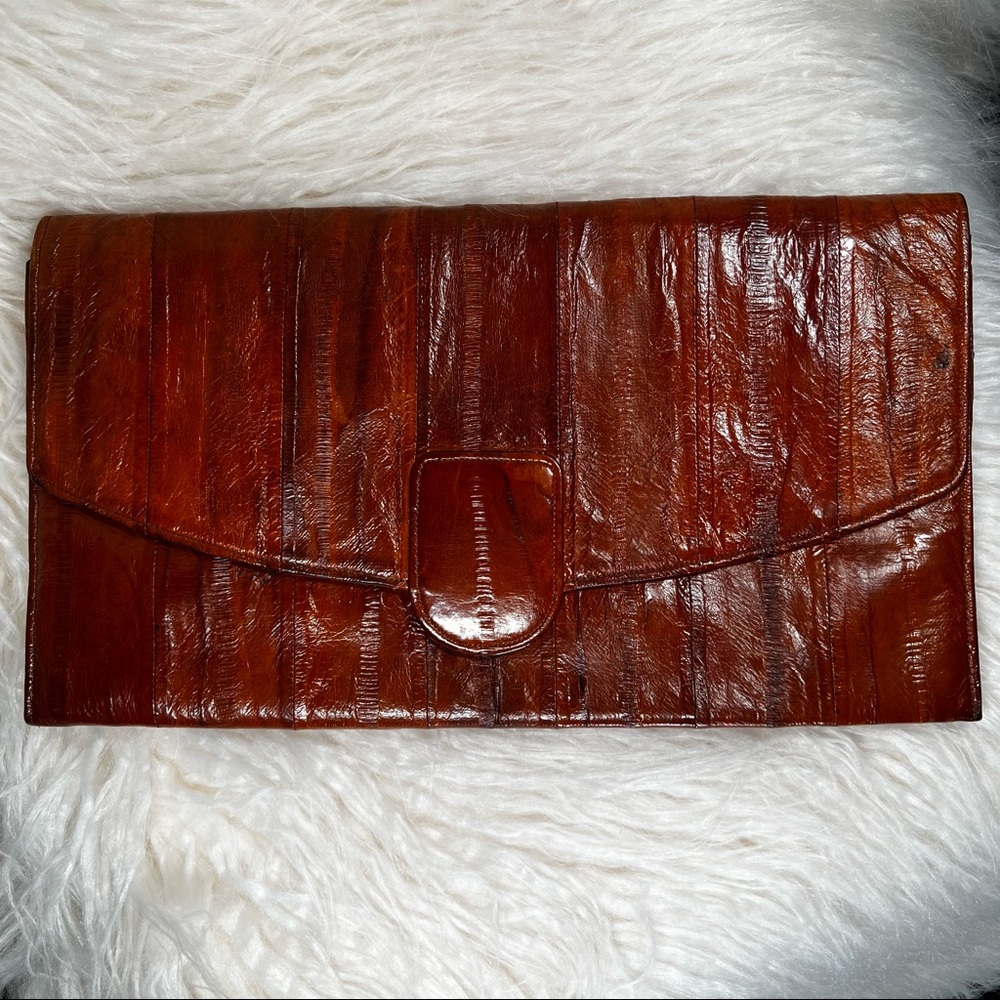 Vintage Eel Skin Clutch
